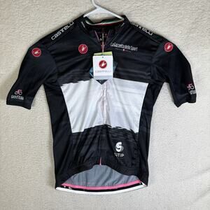 NEW Castelli Cycling Jersey Womens XL Black Giro D'italia SITIP Full Zip